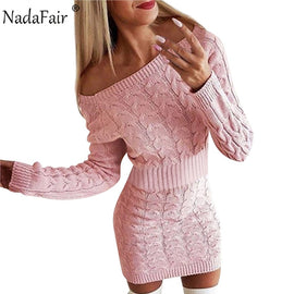 Winter Mini Sweater Dress