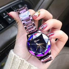 Luxury Brand lady Crystal Watch